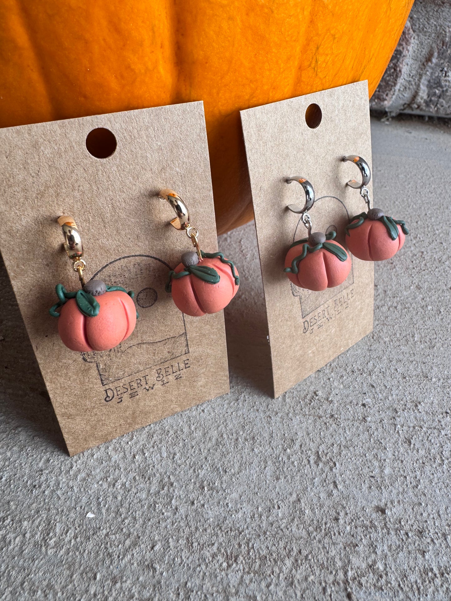 Pumpkin Earrings