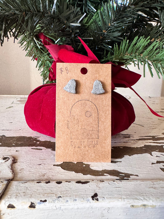 Silver Bell Studs
