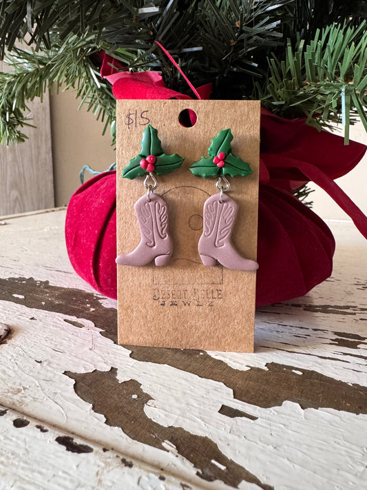 Holly & Boot Dangles