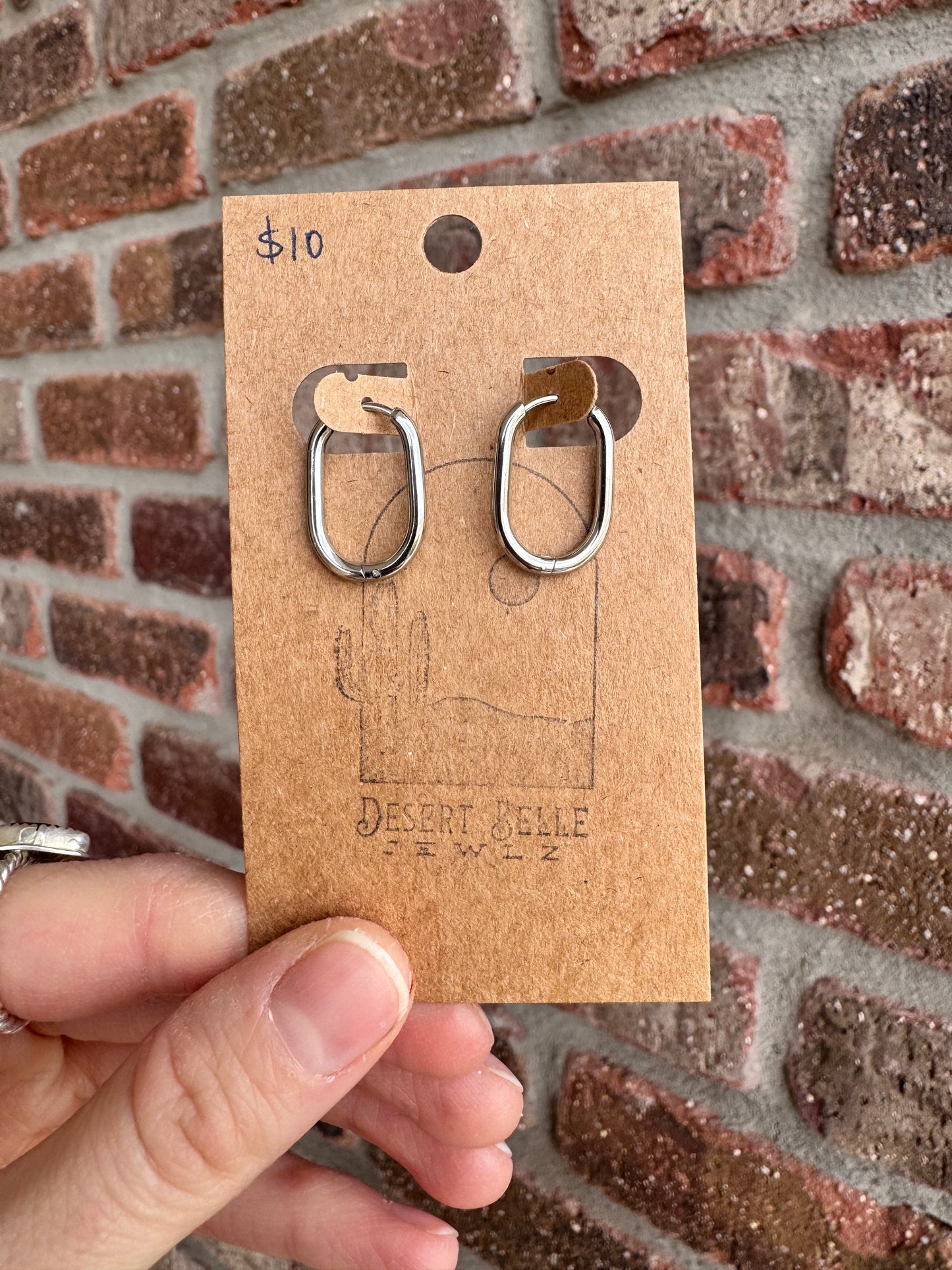 The Faye Lever Back Hoops