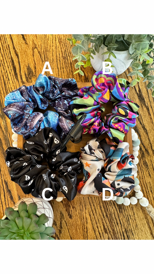 Print Scrunchies