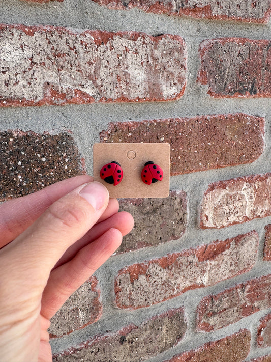 Ladybug Studs