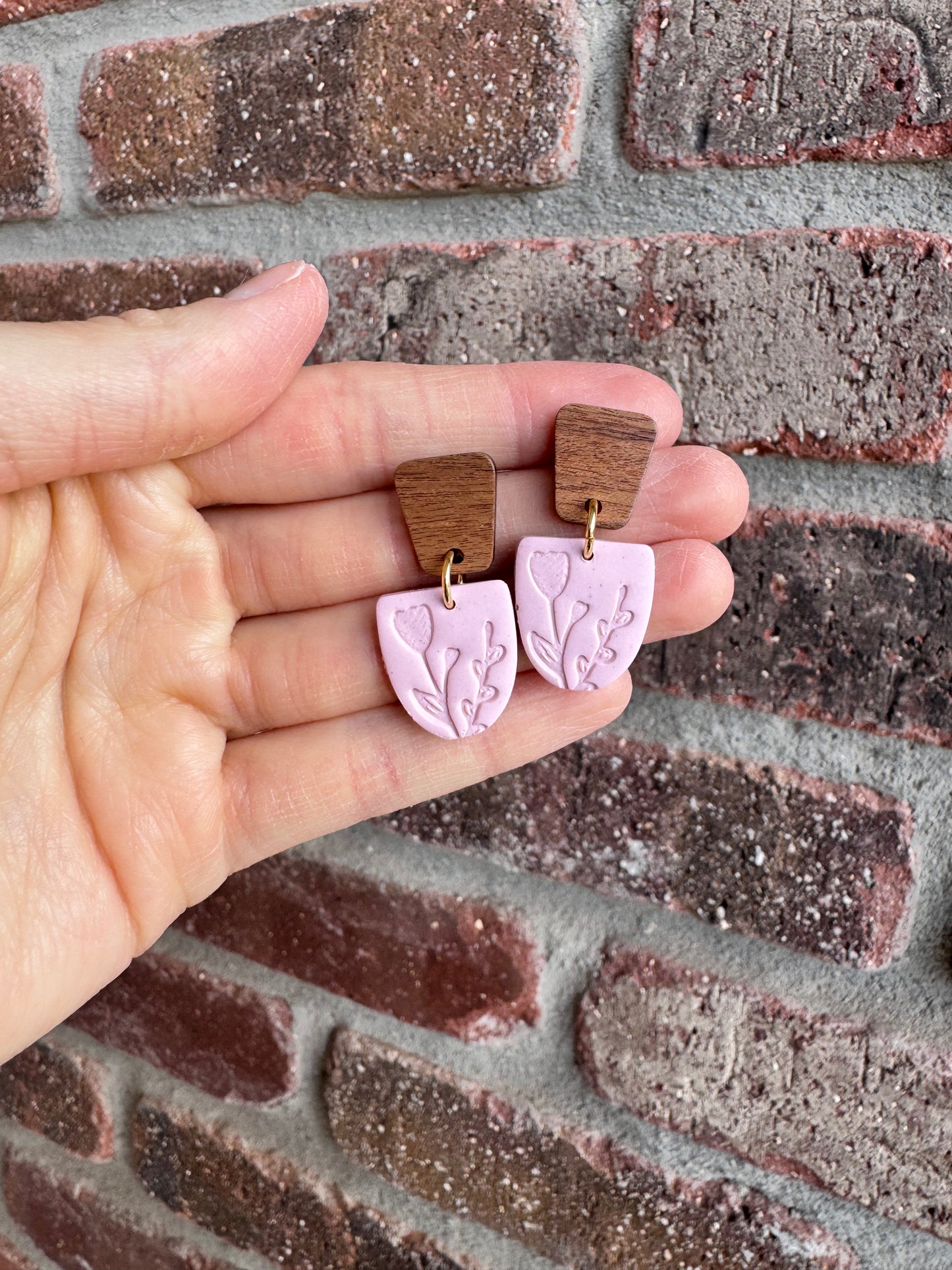 Dainty Floral Arch Earrings