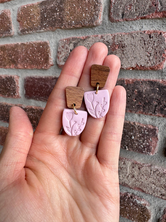 Dainty Floral Arch Earrings