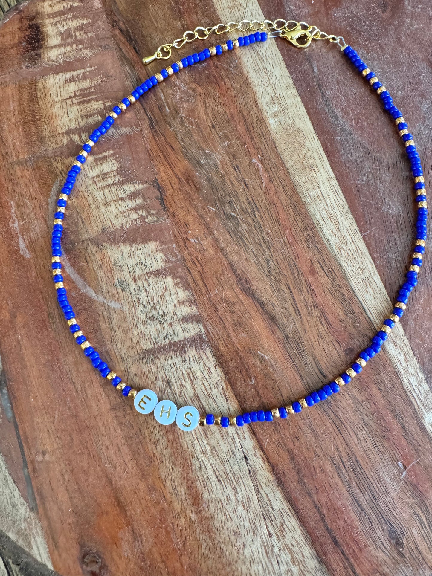 School Spirit Seed Bead Necklace