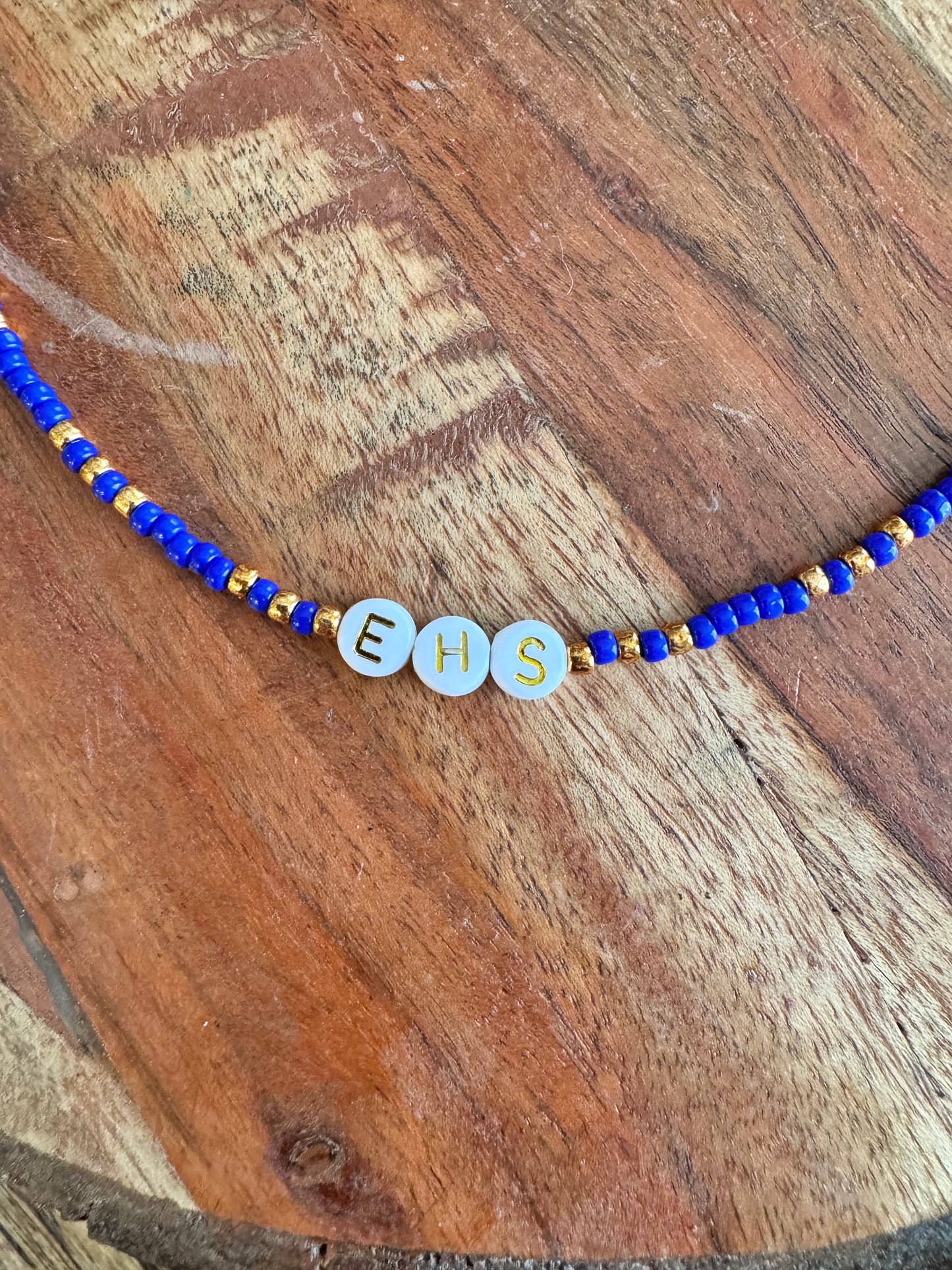 School Spirit Seed Bead Necklace