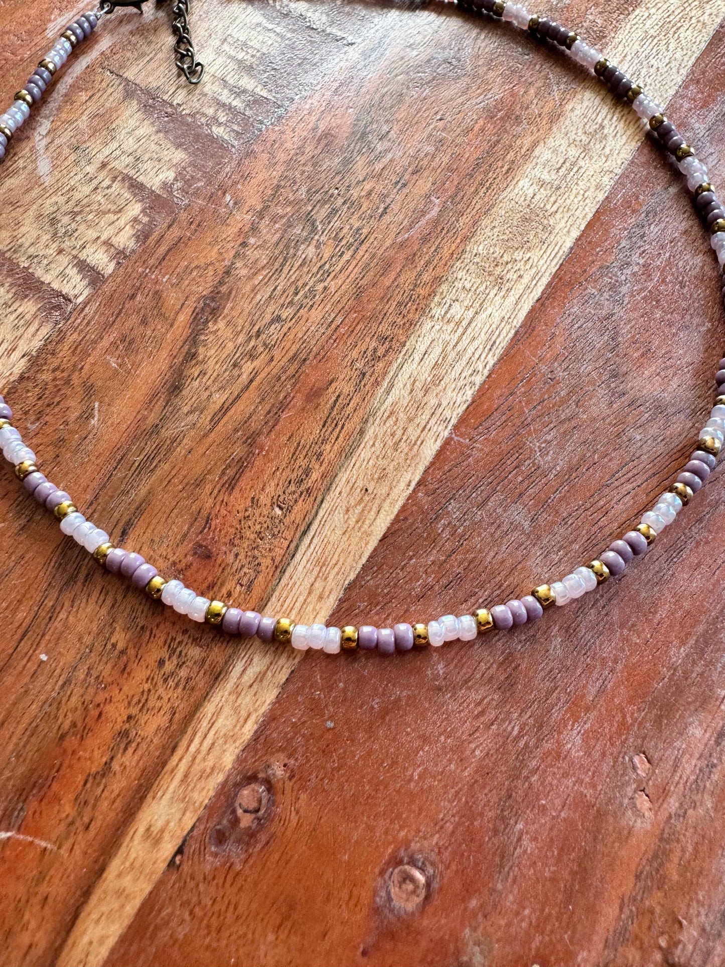 The Adelaide Seed Bead Choker