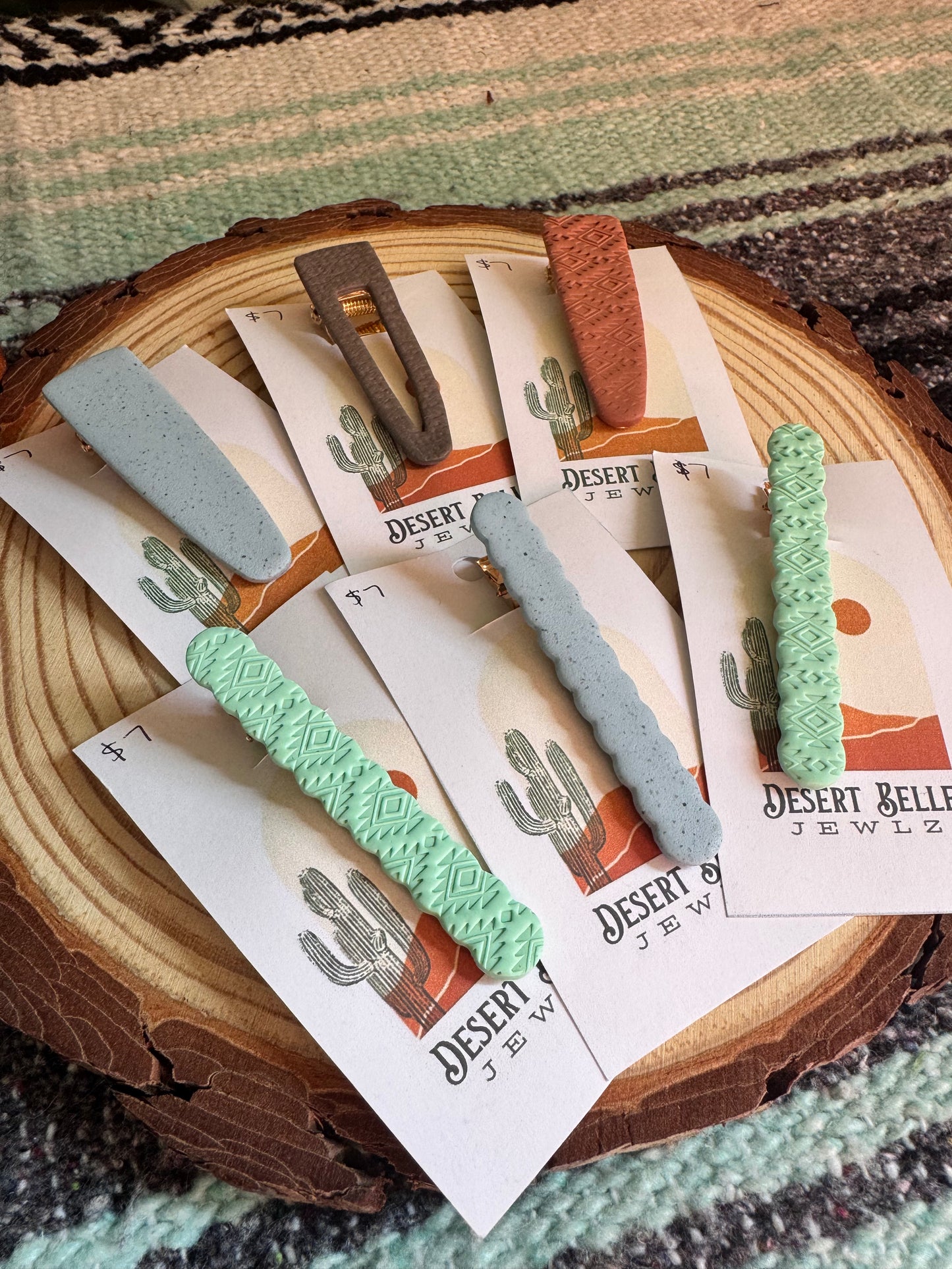 Clay Barrettes