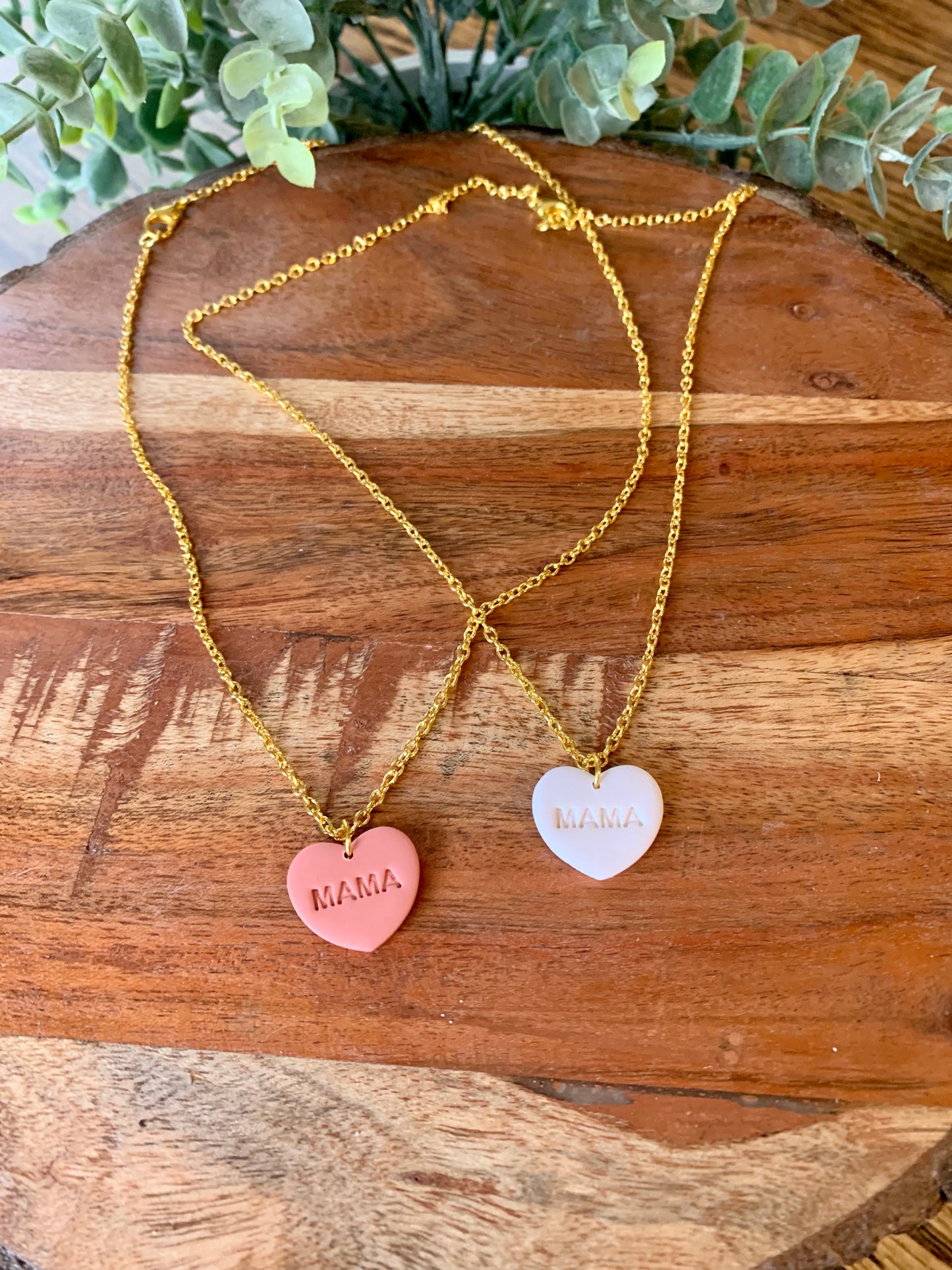 Mama Conversation Heart Necklace
