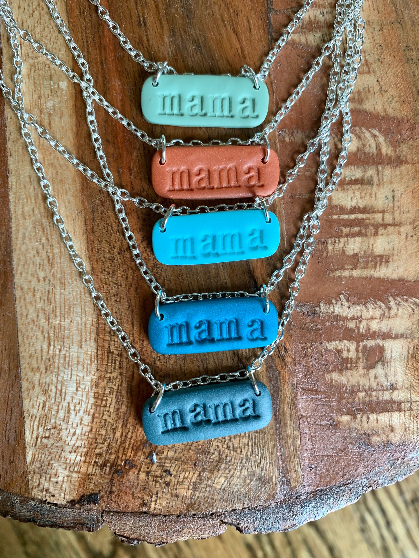 Mama Bar Charm Necklace