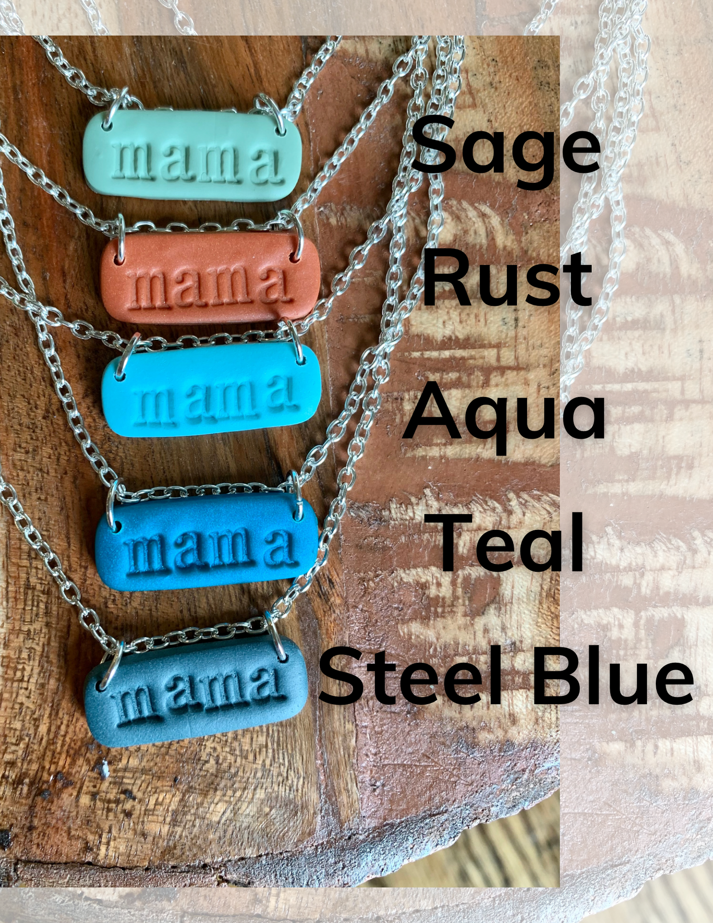 Mama Bar Charm Necklace