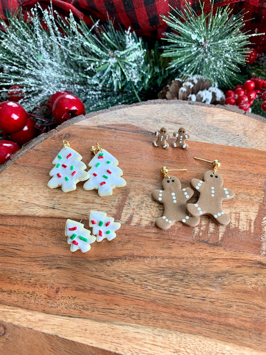 Christmas Cookie Earrings